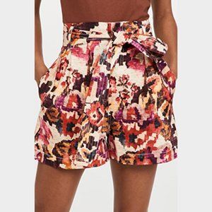 Chufy Dol Paperbag Shorts in Vera Orange NWT XS